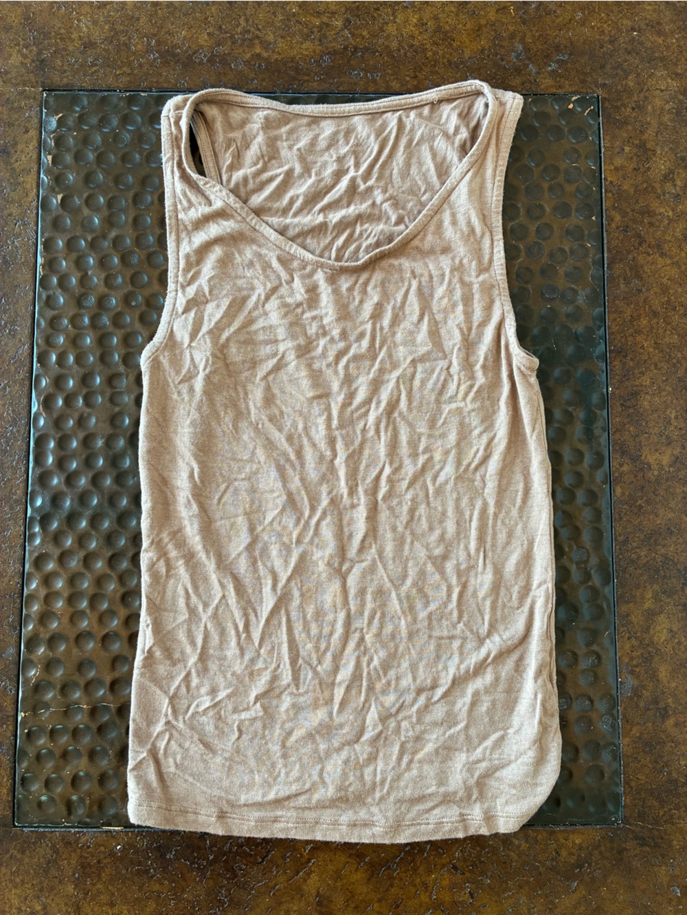 Joah brown tank - soft and stretchy - xs